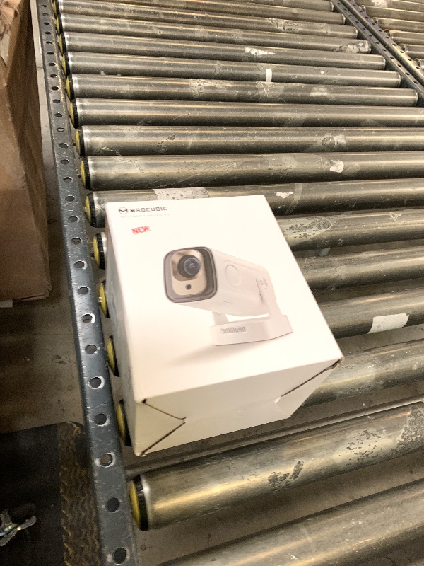 Photo 1 of ?Auto Focus&1080P?Magcubic Mini Smart Projector with 4K Support, Portable Projector with Wifi and Bluetooth, 5W Speaker, Built in Apps, Voice Control, Outdoor Movie Projector