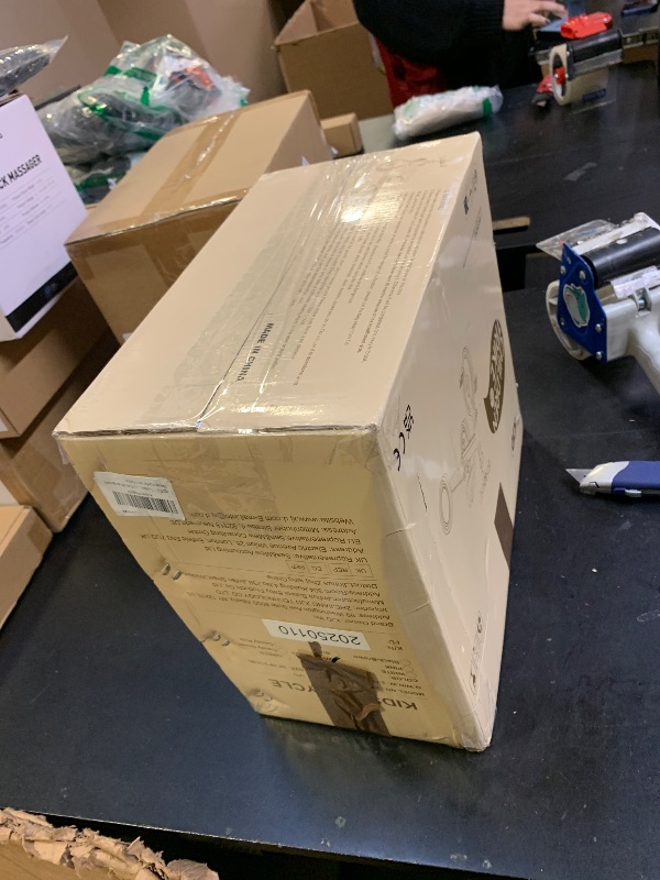 Photo 1 of ?XJD 5 in 1 Toddler Bike, Tricycle for Toddlers 1-3 with Adjustable Seat Height, Removable Pedals, Ideal Balance Bike Birthday Gifts and Toys for Boys and Girls (White Brown)