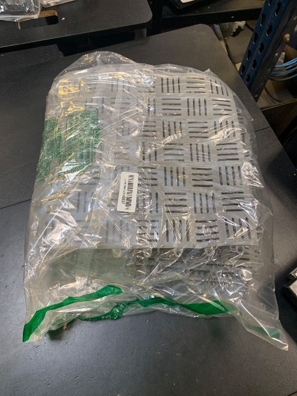 Photo 1 of 12 Pack 12" x 12" Non-Slip Drainage Mats, Soft PVC Splicing Modular Cushion Mat, Rubber Floor Interlocking Mat for Pool Shower Bath Kitchen Cushion Tiles Bathtub Mats - Waterproof (Gray)