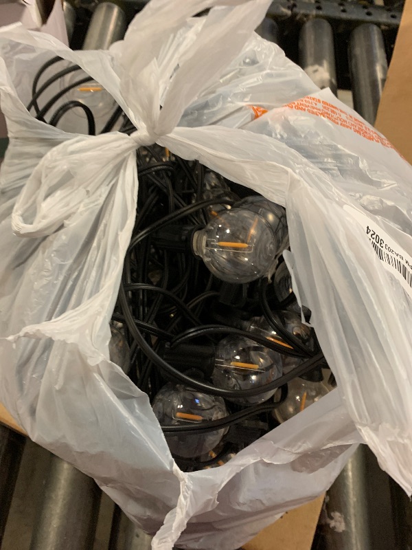 Photo 1 of 100ft 2-Pack Outdoor G40 LED Globe String Lights Dimmable Waterproof Shatterproof Light Strings with 52 Bulbs Connectable Commercial Hanging Lights for Christmas Patio House Backyard Balcony Party