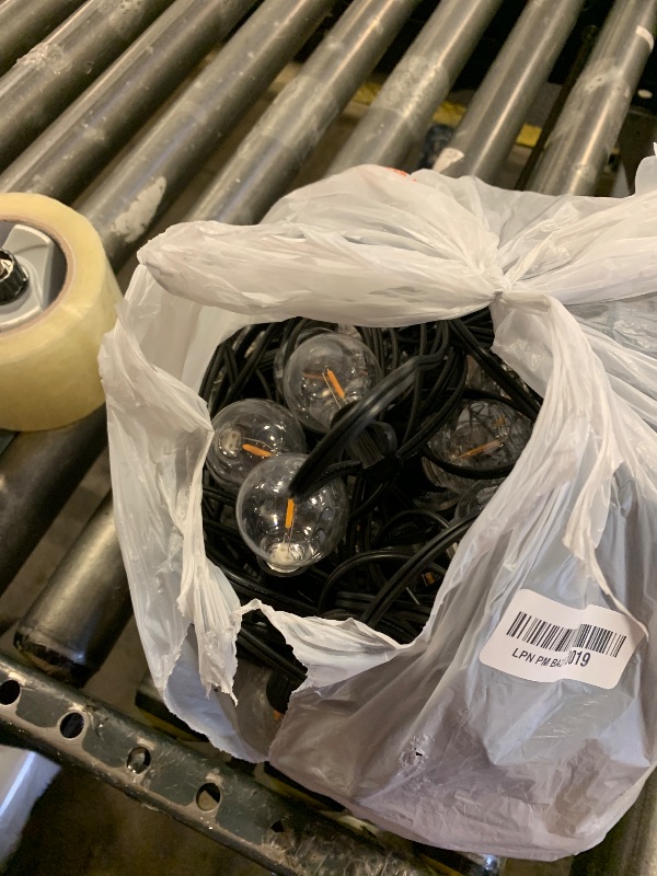 Photo 1 of 100ft 2-Pack Outdoor G40 LED Globe String Lights Dimmable Waterproof Shatterproof Light Strings with 52 Bulbs Connectable Commercial Hanging Lights for Christmas Patio House Backyard Balcony Party