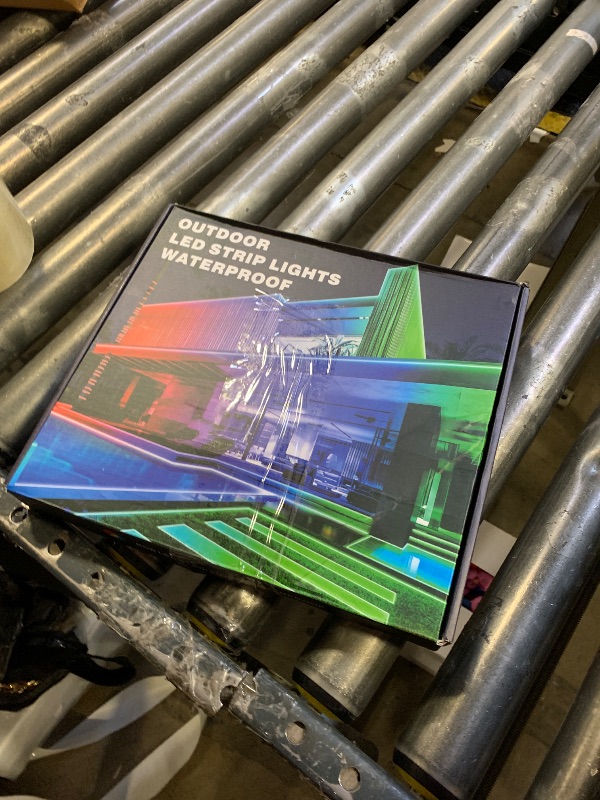 Photo 1 of 100Ft Outdoor LED Strip Lights Waterproof,Music Sync RGB IP68 Outside Led Light Strips Waterproofs with App and Remote,Exterior Led Rope Lights Waterproof for Deck,Balcony,Roof,Garden,Pool