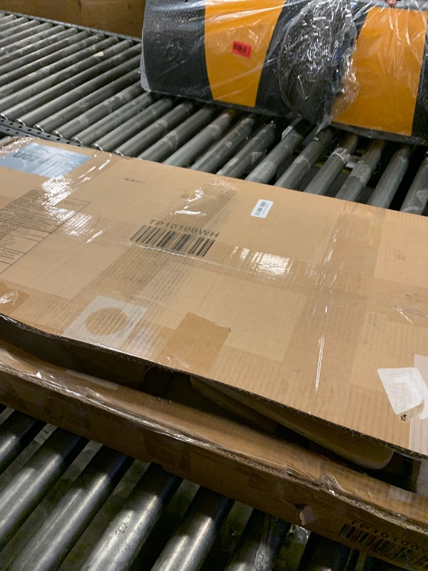 Photo 1 of **USED/INCOMPLETE** Woodure 4-in-1 Toddler Kitchen Step Stool, Foldable Learning Standing Tower with Blackboard, Wooden Kitchen Stool Helper for Kids, 1-3 Year Old Boy Girl Gifts