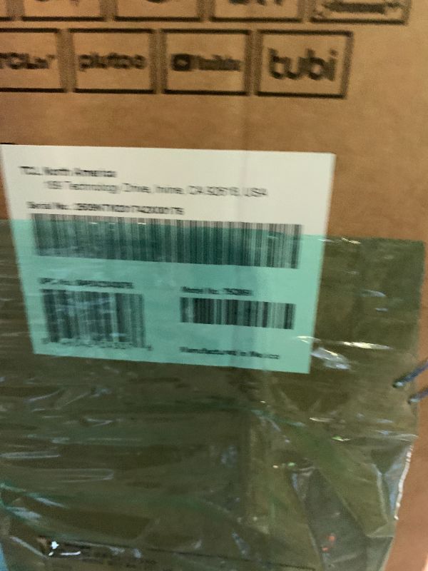 Photo 1 of *DAMAGED, SOLD FOR PARTS** TCL 75 Inch Class QM6K Series | Mini LED QLED 4K HDR | 75QM6K, 2025 Model | 120HZ-144HZ High Brightness Smart Google TV Dolby Atmos Onkyo Audio | Voice Remote Alexa Gaming Streaming Television