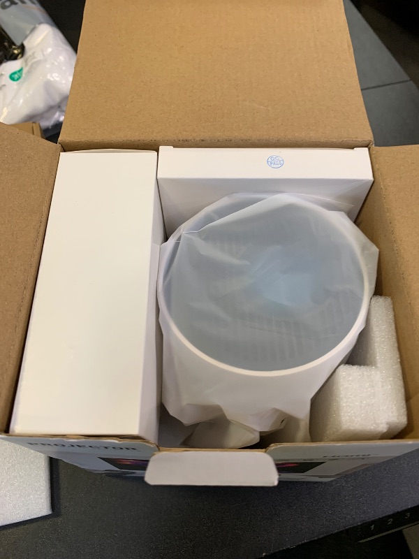 Photo 1 of [Electric Focus]Mini Portable Projector with 4K Support, Bluetooth 5.4 WIFI6, 5watt Sound Base Speaker, 260 ANSI, Android 11, 210° Rotation , Auto Keystone Correction Video Projector HY300 PLUS