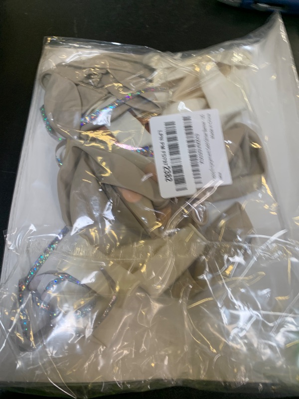 Photo 1 of 100pcs White and Gold Balloons - 12inch Sand White Metallic Champagne Gold Nude Pearl White & Clear Balloon for Baby showers, Wedding, Bachelorette, Graduation (with 66ft Ribbons)