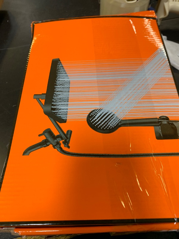 Photo 1 of *Sell for parts* Jafeton Premium 12.2" Rain Shower Head with Handheld Spray, Updated High Pressure Rainfall Shower Head with Handheld Combo, Large Rain Overhead Waterfall Showerheads | Anti-Clog Nozzles | Air-in Tech