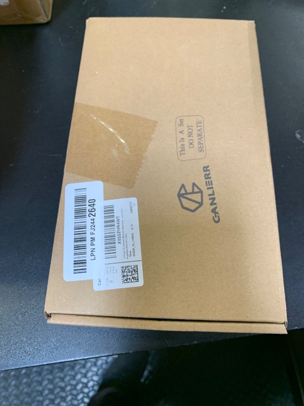 Photo 1 of 12 Feet Christmas Wooden Beads Garland Round Craft Farmhouse Vintage Wood Bead Garlands for Xmas Decoration Supplies(Natural Color)