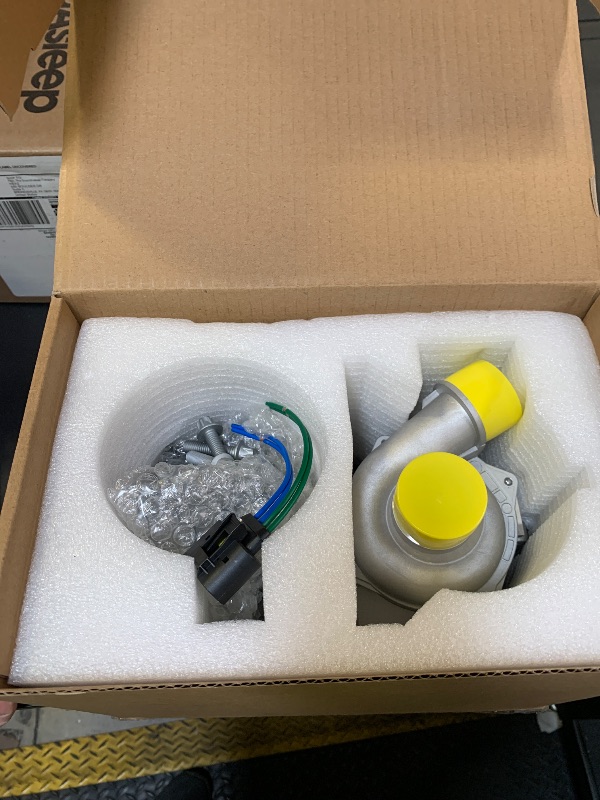 Photo 1 of 11517563183 Electric Engine Water Pump with 11537549476 Thermostat Compatible with BMW E60 E61 E70 E82 E83 E85 E90 E92 E93 E89, 128i 325i 328i 330i 525i 530i X3 X5 Z4, N52 Engine Replace # 11517586925