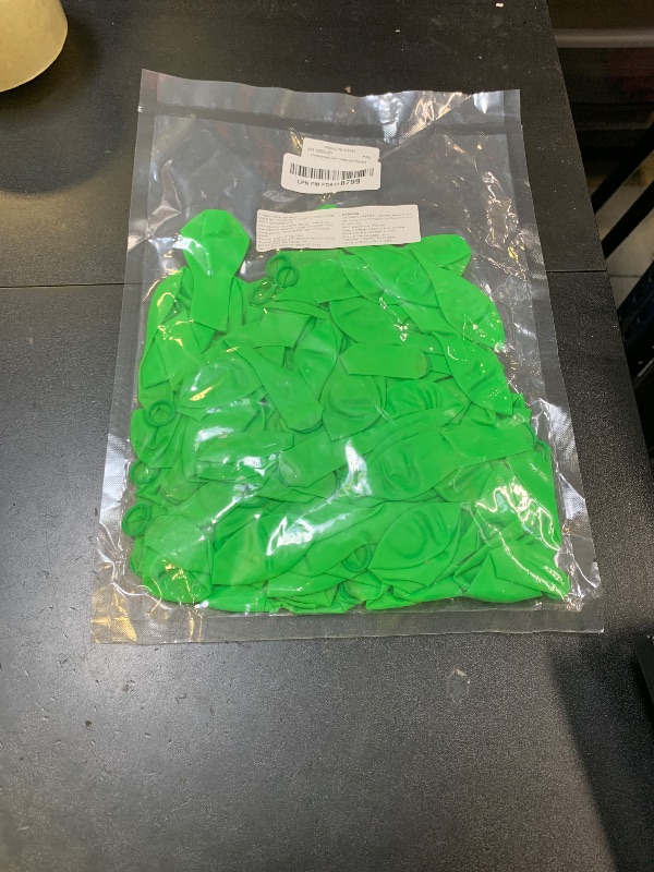 Photo 1 of 100 Pcs UV Neon Green Balloons 12 inch Neon Party Supplies, Balloons, Glow in the Dark for Birthday, Graduation, Baby Shower,Wedding, Anniversary Valentines Party Decorations