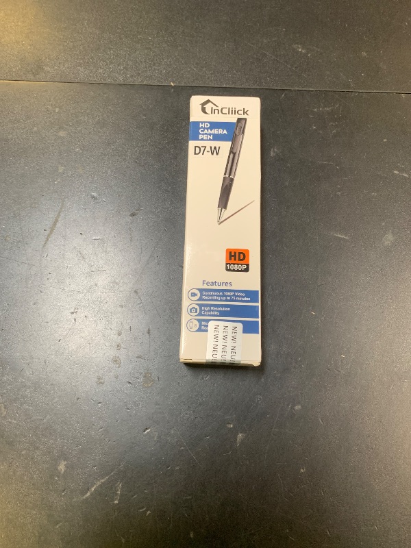 Photo 1 of 1080P Camera Pen Portable Security Pen Cam 32G Memory Card Wireless Body Photo Cam with 250mAh Battery for Indoor and Outdoor(No Audio)