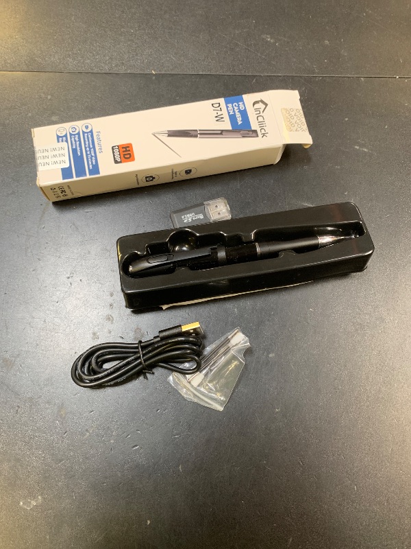 Photo 1 of 1080P Camera Pen Portable Security Pen Cam 32G Memory Card Wireless Body Photo Cam with 250mAh Battery for Indoor and Outdoor(No Audio)