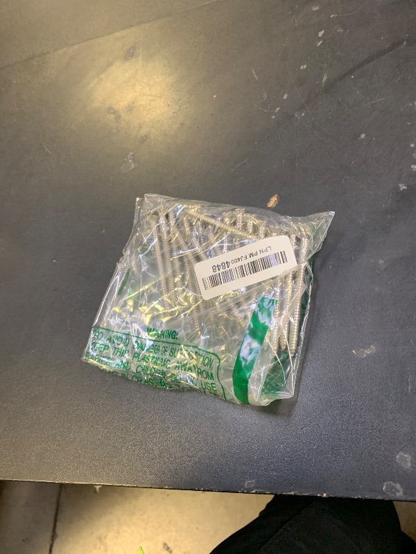 Photo 1 of #14 x 3-1/4" Flat Head Sheet Metal Screws, 304 Stainless Steel (18-8), Phillips Drive, Self Tapping, Corrosion Resistant Screws for Wood, Sheet Metal and More, 25 Pack