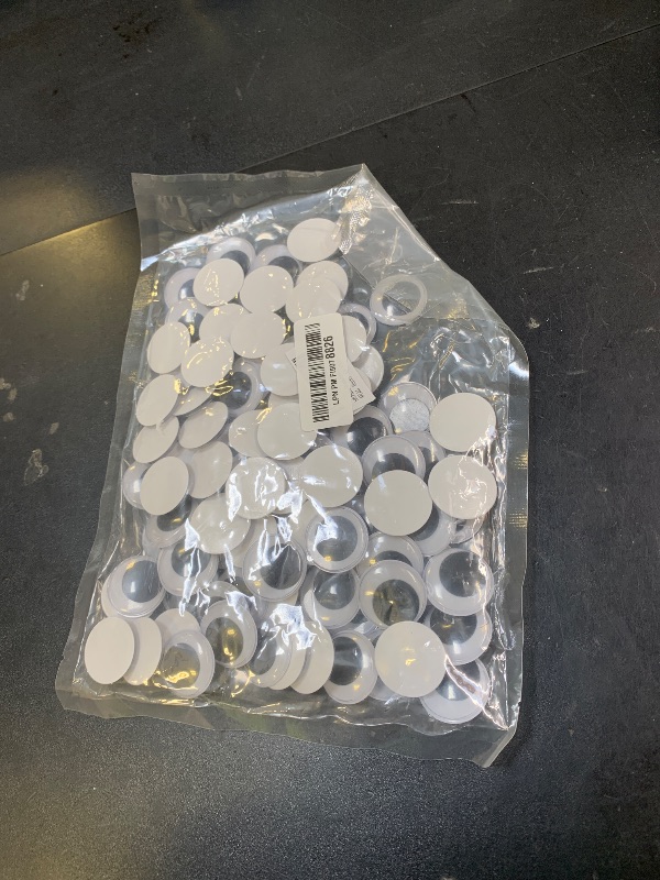 Photo 1 of 100 Pieces Wiggle Eyes, 1.2 inch Googly Eyes with self Adhesive Round Plastic for Crafts Making and Party Decorations
