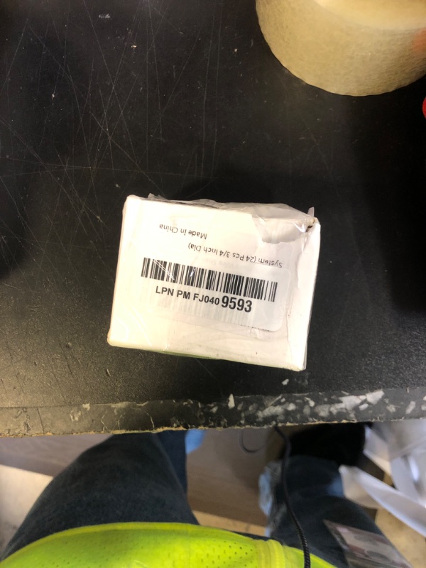 Photo 1 of 12 Pairs Wire Shelving Shelf Lock Clips for 3/4 Inch Post - Shelving Sleeves Replacements for Wire Shelving System (3/4 Inch Dia)