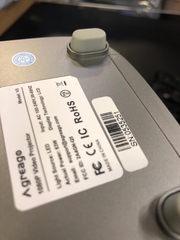 Photo 1 of [Electric Focus] Projector with WiFi and Bluetooth, Native 1080P 15,000 Lumens 4K Supported, Agreago Outdoor Movie Projector for Home Theater UP to 300", for iOS/Android/TV Stick/HDMI/USB