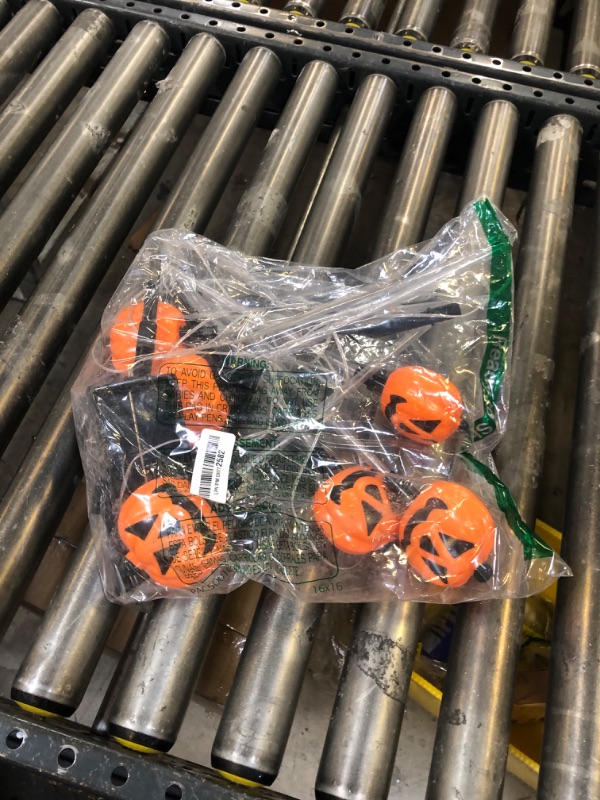Photo 1 of 12 Pack Solar Pumpkin Lights for Halloween Decorations Outdoor, Waterproof Halloween Pathway Lights with 8 Modes, Orange Purple and Green Halloween Walkway Stake Lights for Yard Garden Party Decor