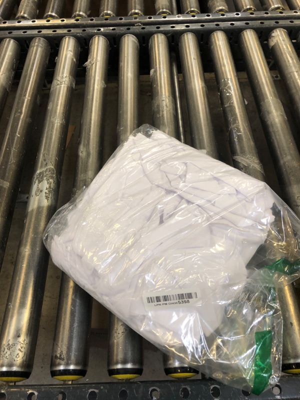 Photo 1 of 1 panel***Lush Decor Reyna Ruffle Window Curtain Panel Set, Pair, 54" W x 84" L, White - Flowy Curtain Set - Romantic Ruffle Curtains for Bedroom, Living room, or Dining Room - Farmhouse & Cottage Home Decor