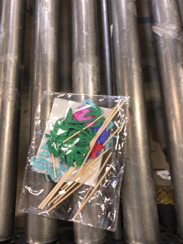 Photo 1 of 10pcs Glitter Cartoon Birthday Decorations Cake Toppers, Cute Cartoon Birthday Party Cake Decorations For Boys Girls Birthday Party Baby Shower Party