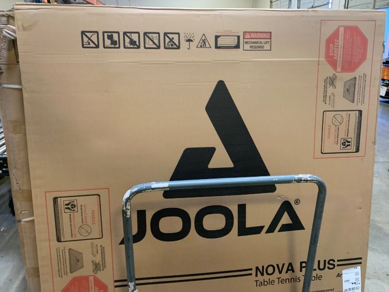 Photo 1 of JOOLA Rally TL Professional MDF Indoor Ping Pong Table w/ Quick Clamp Table Tennis Net & Post Set - 10 Minute Easy Assembly - Corner Ball Holders - Tournament Quality - Includes Playback Mode