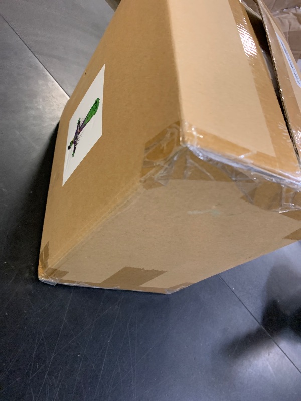 Photo 1 of 12 FT Giant Halloween Inflatables Witch Outdoor Decorations with LED Lights,Scary Witch Holds I Smell Children Banner Blow Up Halloween Decorations Outdoor Yard Garden Lawn Home with Stakes Tether