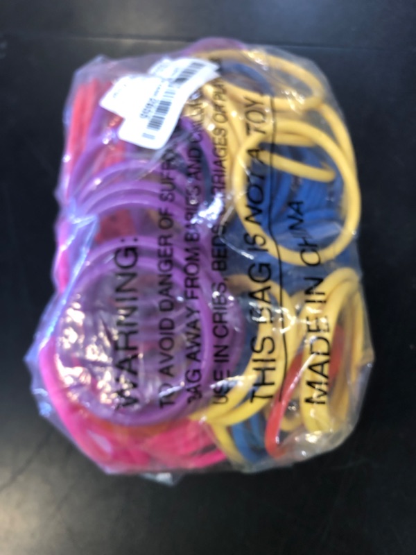 Photo 1 of 100 PCS Ring Toss Rings, 2.5 Inch Plastic 5 Color Rings for Ring Toss Game Supplies, Kids Ring Toss Game Carnival Rings, Fun Target Game Ring for Children Adult Party Favor