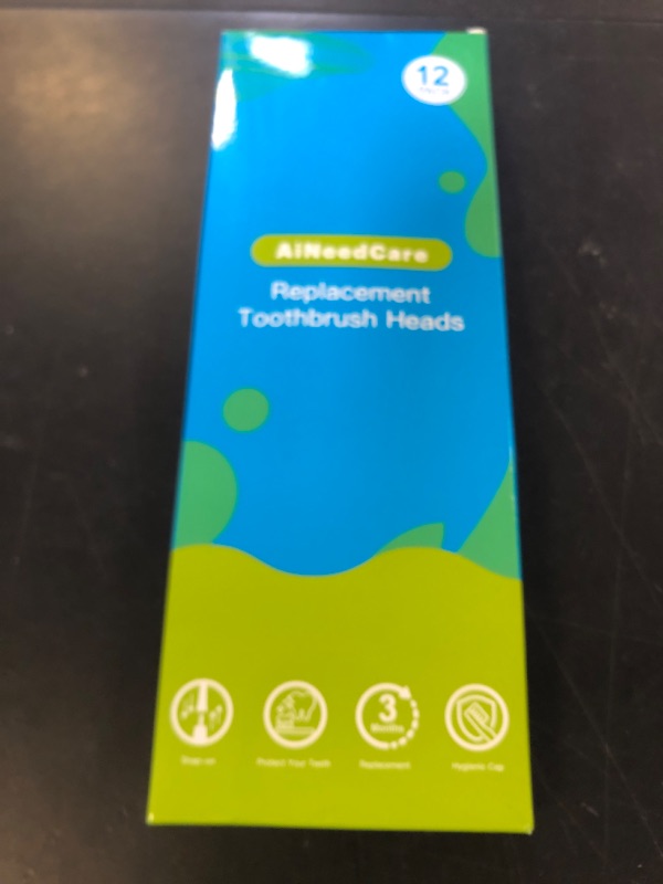 Photo 1 of 12 Pack Toothbrush Replacement Heads Only for Aquasonic Duo Series and Home Dental Center, Not Compatible with AquaSonic Other Series - 6 White + 6 Black