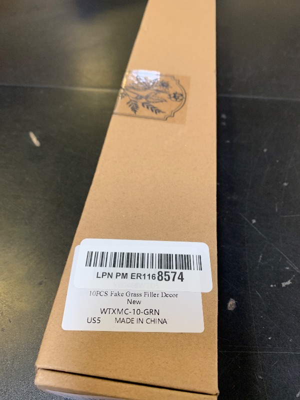 Photo 1 of 10PCS Fake Grass Filler Decor Artificial Grass Plants Outdoor Faux Plants Artificial Tall Shrubs Wheat Grass Greenery Stems UV Resistant Onion Grss For Outdoor Indoor Vase Planters Home Decor, Green