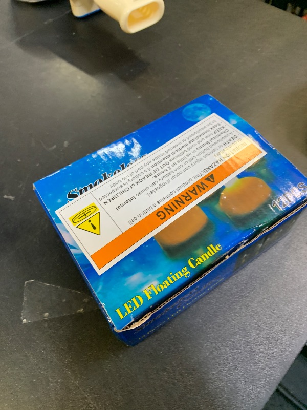 Photo 1 of 12 Pack Waterproof Flameless Floating Tealights, Christmas Battery tealights, Battery Operated Flickering Floating Tea Lights Candles in Warm Yellow for Wedding, Party, Bath, Hot Tub, Spa, Pool, Pond