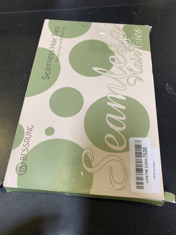 Photo 1 of 100 Pcs Thick Seamless Hair Ties, Ponytail Holders Hair Accessories No Damage for Thick Hair (Candy Colors)