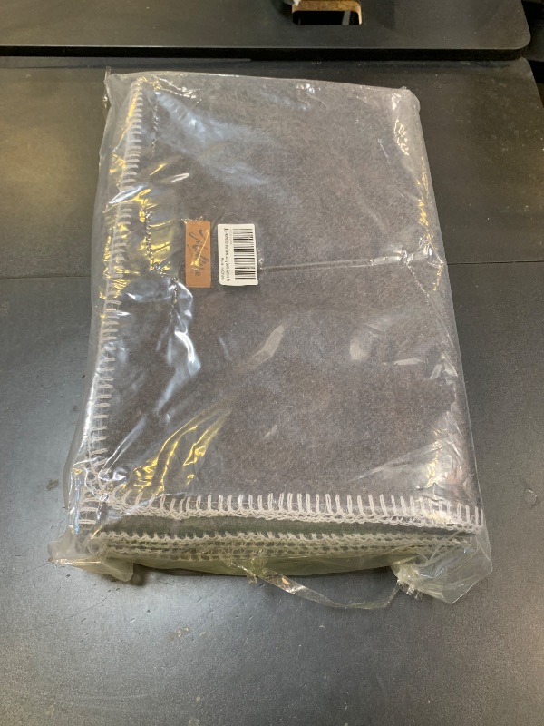 Photo 1 of 100% Wool Blanket, 62" x 86", Warm, Thick, Washable, Military Wool Blanket, Great for Camping, Outdoors, Sporting Events, Survival Kits