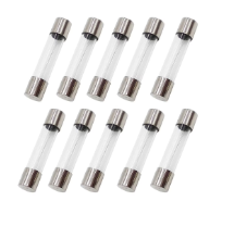 Photo 1 of 10pcs F10AL250V 6x30mm 10A Fast-Blow Fuse 250V Glass Fast-Acting Fuse
