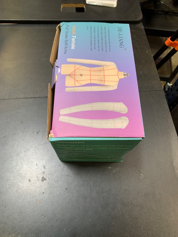 Photo 1 of 1:1 Adult Female Dress form's Soft arms for Sewing, Fully pinnable Tailor Mannequin Dressmaker dummy's Cotton Draping arms,arms for Pattern Making, Adult Full Size- 60cm 1 Pair
