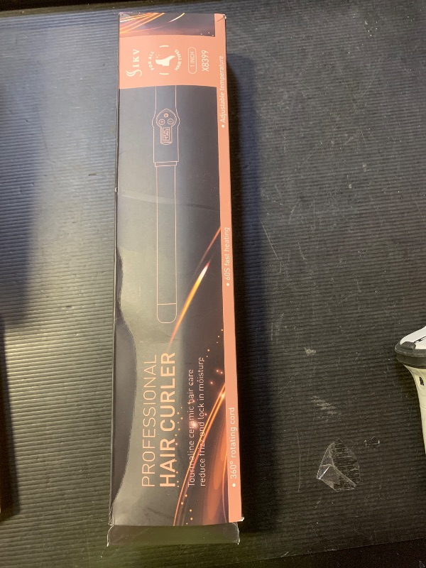 Photo 1 of 1 Inch Curling Wand Long Barrel, Dual Voltage Hair Curling Iron Wand Ceramic for Long Hair,10 Adjustable Temp