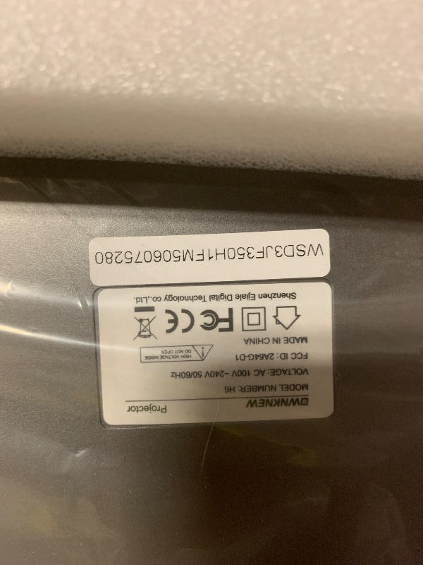 Photo 1 of ?Buit-in Google TV & Voice Control?Smart Projector with WiFi 6 and Bluetooth, 4K Support Movie Outdoor Projectors Compatible with Netflix/Prime Video/YouTube, Auto Focus Home Proyector 180°Stand