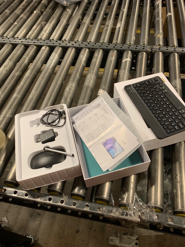 Photo 1 of 2025 Android 15 Tablet with Keyboard, 24GB+128GB+2TB Expand, 10.1 Inch Octa-Core 2-in-1 Tablets with 5G/2.4G WiFi, 8000mAh, BT5.0, GMS Certified, with Mouse, Case, Stylus, Split Screen(Black case)