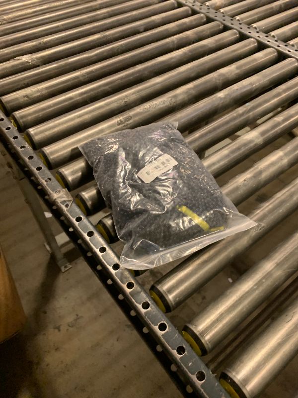 Photo 1 of 100 PCS Black Bead Necklaces, Black Mardi Gras Beads, New Year Eve Necklaces, 33 Inch Round Halloween Beaded Necklaces, Party Beads for Mardi Gras, Christmas, Halloween, New Year Party Favors