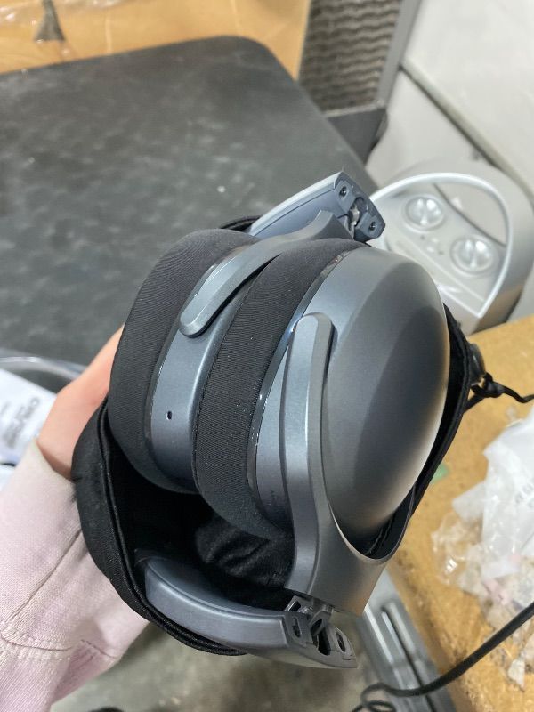 Photo 1 of Skullcandy Crusher 540 Active Wireless Bluetooth Headphones with Multi-Sensory Bass, Noise Isolating Over-Ear Fit, Sweat and Water Resistant, 40 Hours Battery, Microphone for iPhone Android - Coal