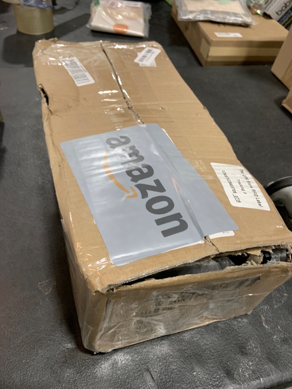 Photo 1 of *INCOMPLETE** 2 Pcs 4"x4" Fence Post Anchor,?Inner Size 3.6"x3.6"? Heavy Duty Fence Post Anchor Ground Spike 22" with Black Powder-Coated Outdoor Support Deck,Fence,Porch,Railing,Mailbox..