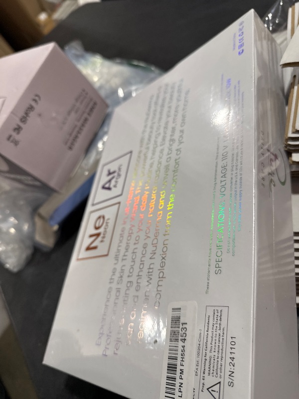 Photo 1 of NuDerma Professional Skin Therapy Wand - Portable Skin Therapy Machine with 6 Neon & Argon Wands – Boost Your Skin – Clear Firm & Tighten