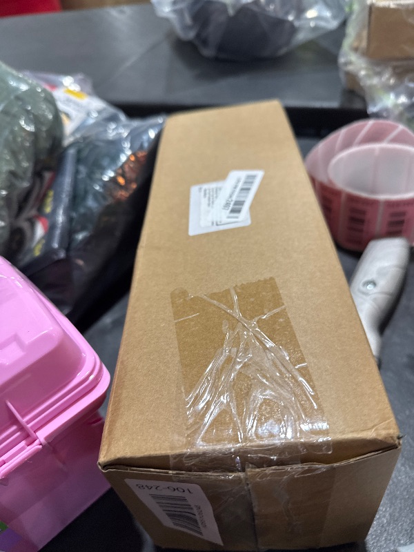 Photo 1 of 1.45FT Unlit Snow Flocked Artificial Holiday Christmas Tree No Lights, Full Hinged Spruce Branch Tips for Home, Office, Party Decoration No Prelit Foldable Base