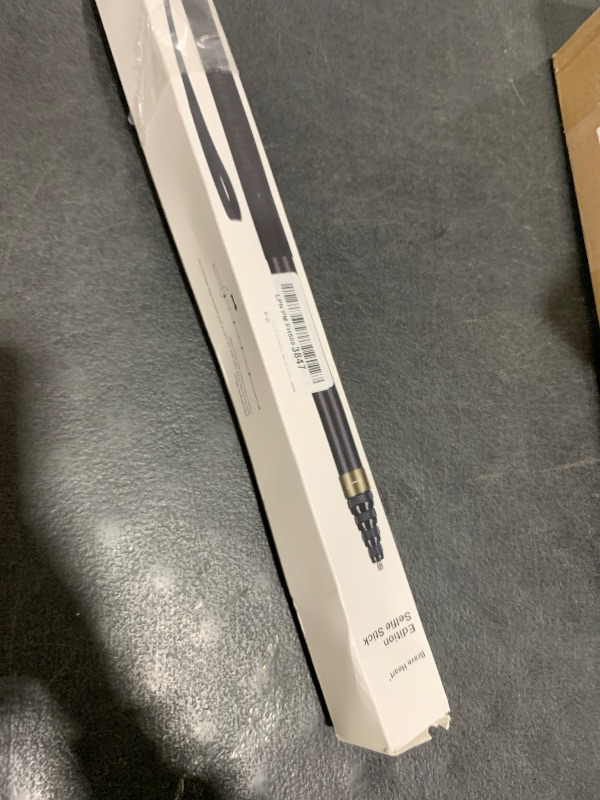 Photo 1 of 118"/3m, 9.8ft Extended Super Long Invisible Carbon Fiber Selfie Stick for Insta360 x5 Insta 360 x5 X4 X3 ONE X2, R, X, GO 3S 3 2 Action 360 Camera Accessories (17 to 118") (Black)