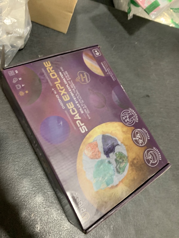 Photo 1 of PIBEX Gemstone Dig Kit, Dig up 30 Rocks & Minerals from 6 Solar System Planets, Archaeology Geology Science Experiment Activity Set, Space Explore Mining Toy for Kids, Gift for Boys & Girls Age 6-8-12