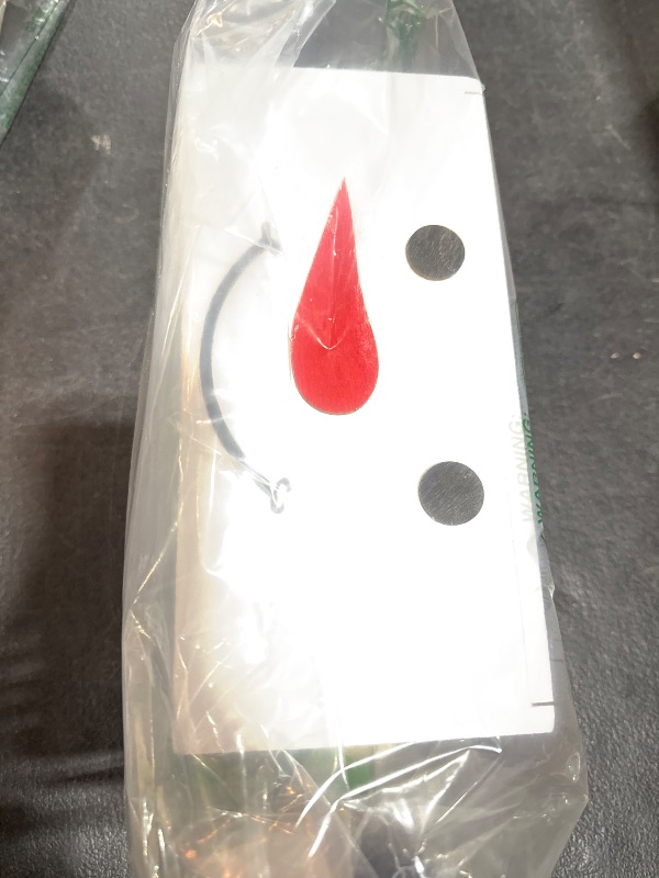 Photo 1 of 1 Pack Christmas Tissue Box Cover Rectangle Snowman Print Tissue Box Holder Wooden Christmas Decorative Facial Covers for Xmas Gift Countertop Bathroom Kitchen Bedroom