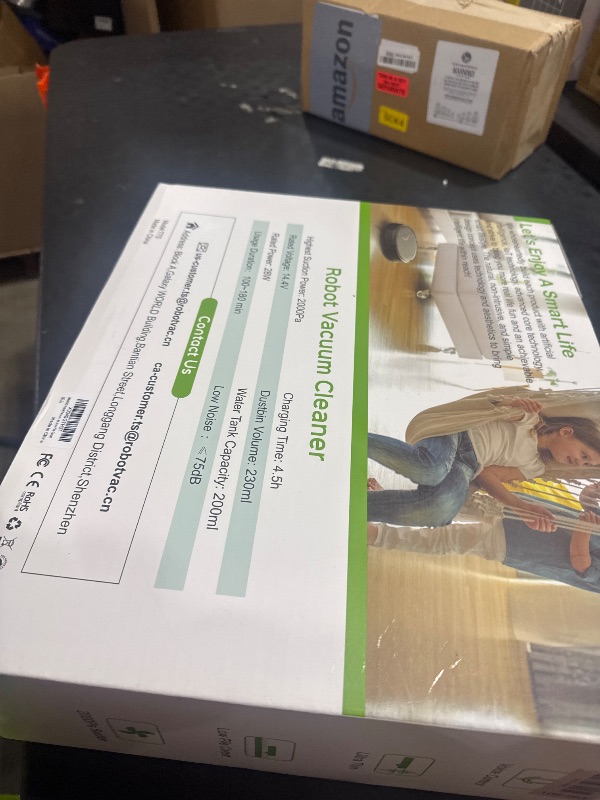 Photo 1 of UMMUND Robot Vacuum and Mop Combo, 2 in 1 Mop Cleaner Vacuum Robot with Schedule, Wi-Fi/App/Remote, Strong Suction, Self-Charging, Slim, Ideal for Hard Floor, Pet Hair, Low-Pile Carpet