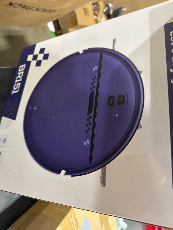 Photo 1 of Robot Vacuum and Mop Combo, 2-in-1 Mopping Robot Vacuum Cleaner with 2300Pa Suction, 2.87'' Slim Design, Wi-Fi/App/Voice Control, 3D Obstacle Avoidance&Self-Charging for Hard Floors, Carpets, Pet Hair