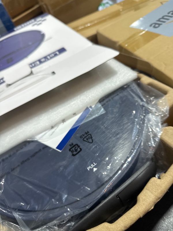 Photo 1 of Robot Vacuum and Mop Combo, 2-in-1 Mopping Robot Vacuum Cleaner with 2300Pa Suction, 2.87'' Slim Design, Wi-Fi/App/Voice Control, 3D Obstacle Avoidance&Self-Charging for Hard Floors, Carpets, Pet Hair