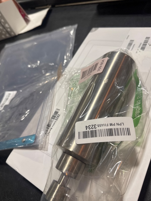 Photo 1 of 11.8 Oz Stainless Steel Countertop soap Dispenser Rust Proof Liquid Hand soap Dispenser, Premium Kitchen Pump for Liquid Bathroom Hand Dish Lotion (350 ml)