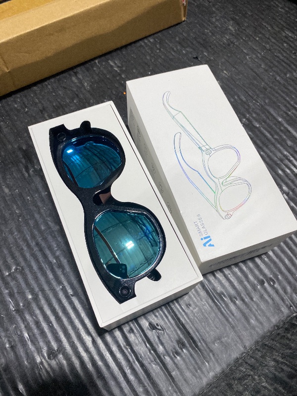 Photo 1 of AI Smart Glasses with HD 800W Camera & 1080P Video Recording - AI Assistant (ChatGPT) for Translation, Voice & Music Control - Bluetooth 5.3 & WiFi - Comes with Anti-Blue Light & Polarizing Lenses