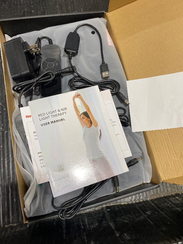 Photo 1 of Viconor Red Light Therapy for Feet 2 Packs —Infrared Light Therapy Shoes Wraps Toes & Ankle, Led Near Infrared Light Boots, Controller Adjustable Power & Time